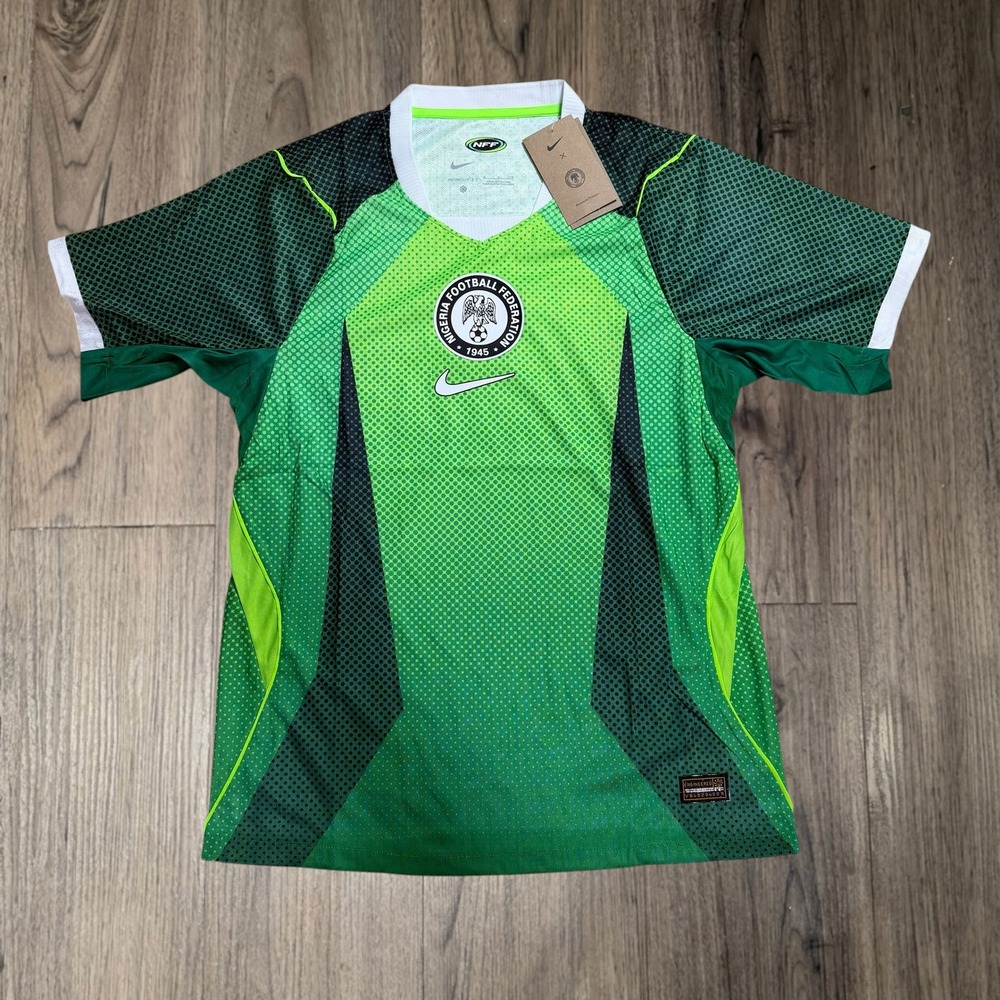 Nike Nigeria 2026 Home Soccer Jersey Size Medium Authentic AeroSwift Shirt